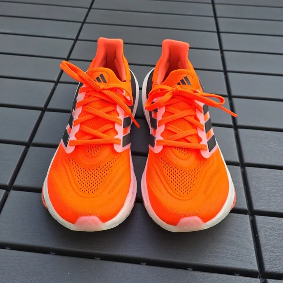 Adidas Mens Ultraboost Light Running Shoes Sneakers Size Solar
